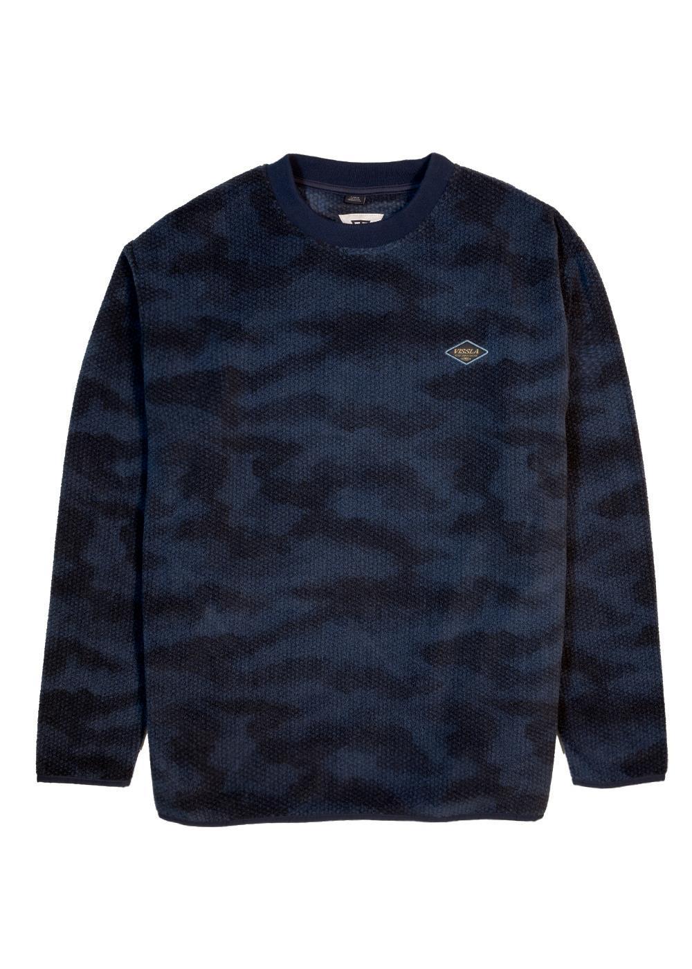 Vissla Swell 2.0 Ao Polar Crew in Dark Naval