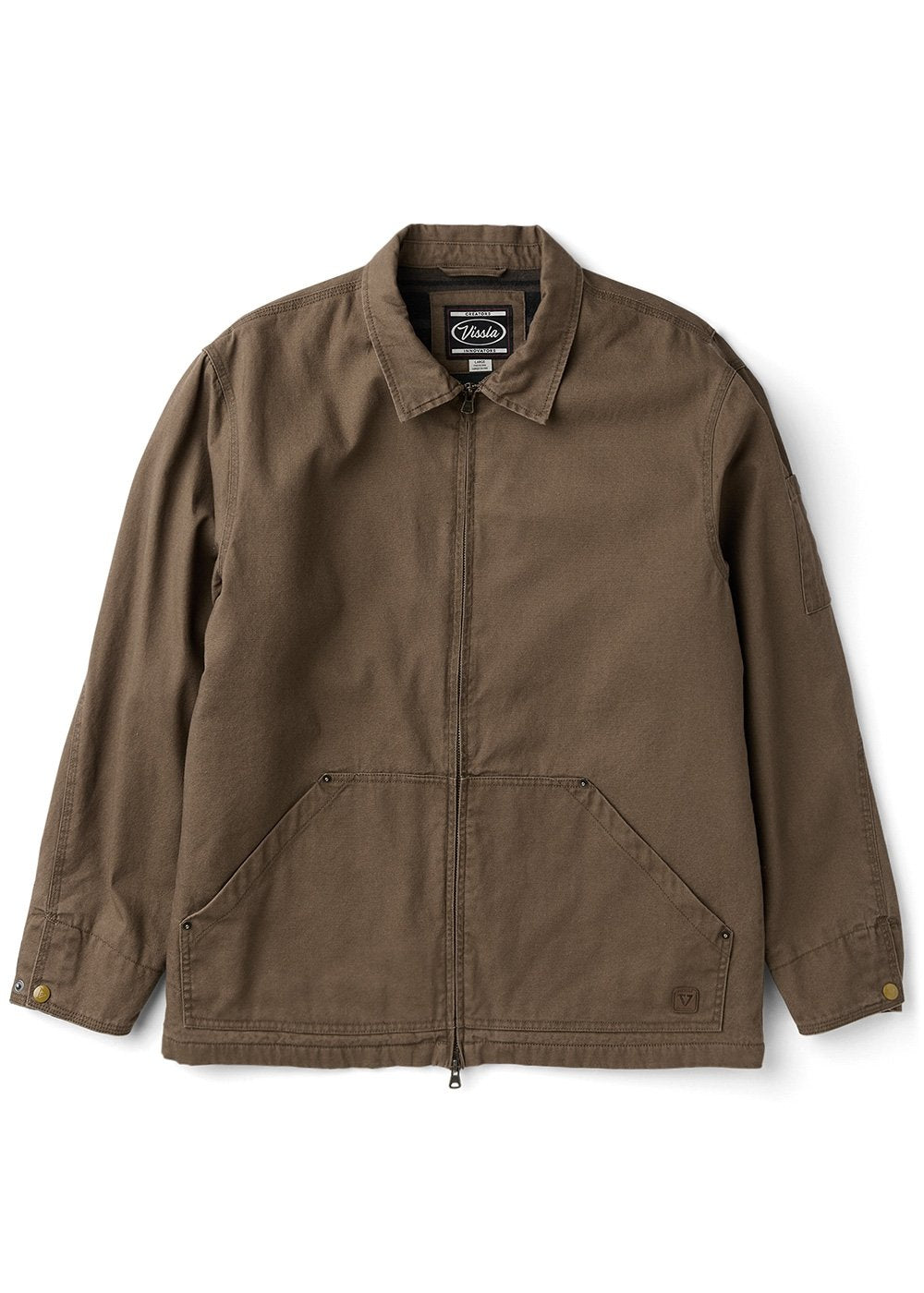 Vissla Creators Craftsman Eco Jacket in Dark Earth