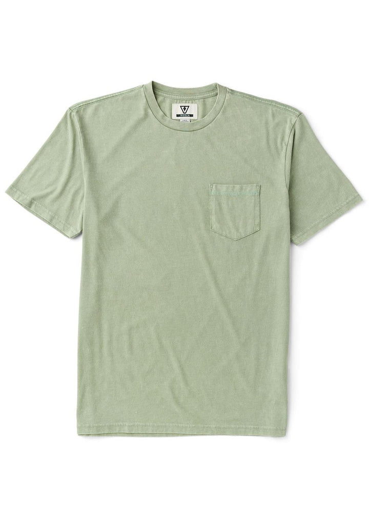 Vissla Solid Sets Cosmic Ss Tee in Sage