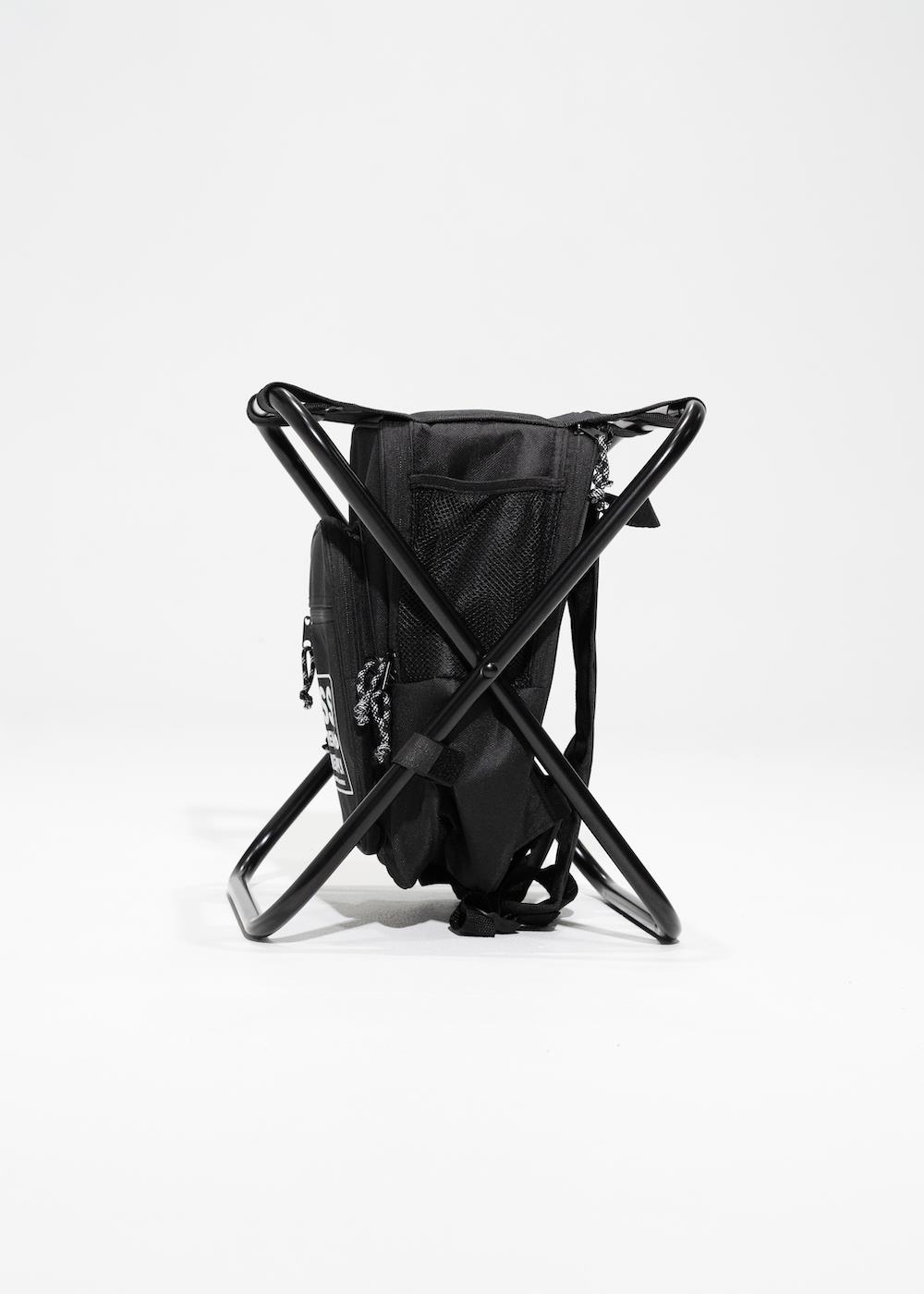 Vissla Stoke Supply Backpack Chair Combo in Black, view 3