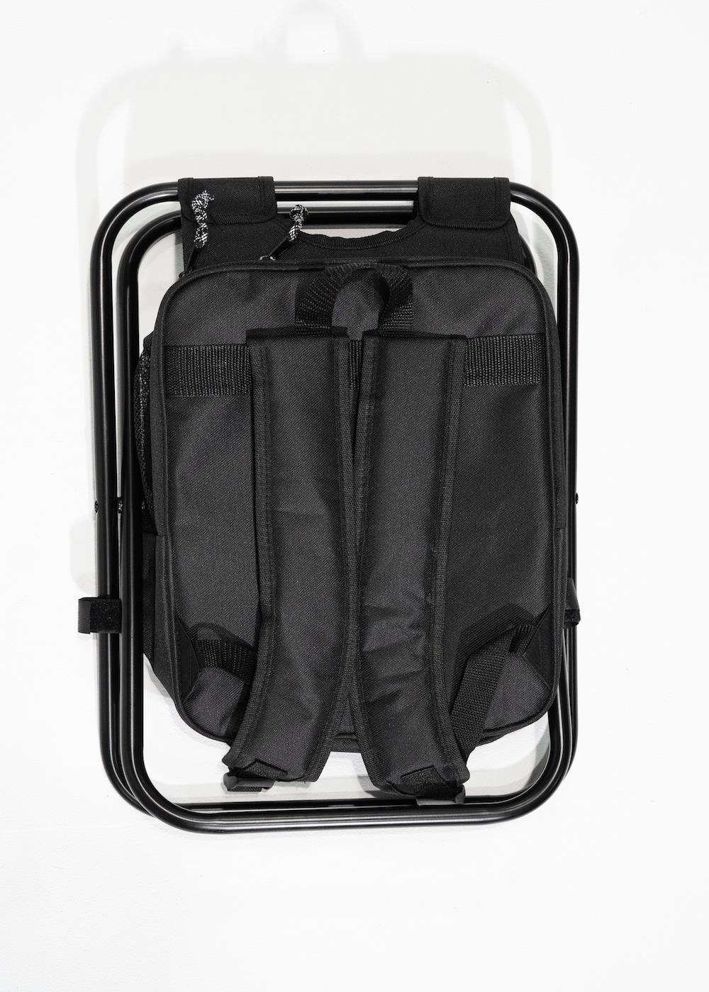 Vissla Stoke Supply Backpack Chair Combo in Black, view 6