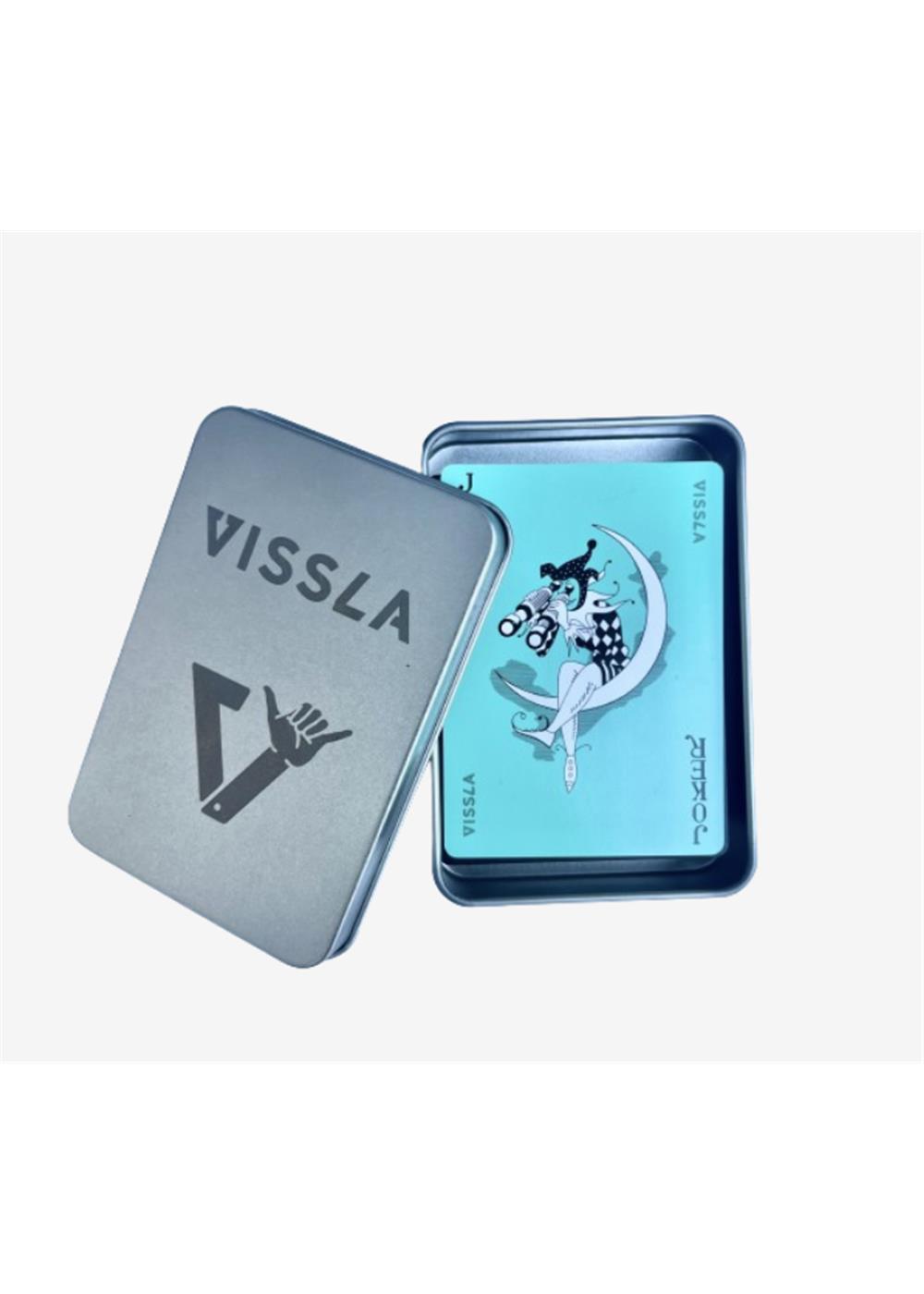 Vissla Playing Cards in Black, view 2