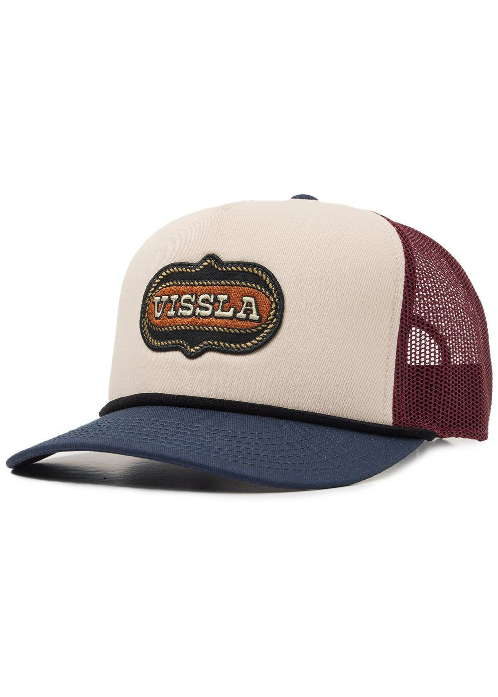 Vissla Garage Foam Trucker Hat in Bone