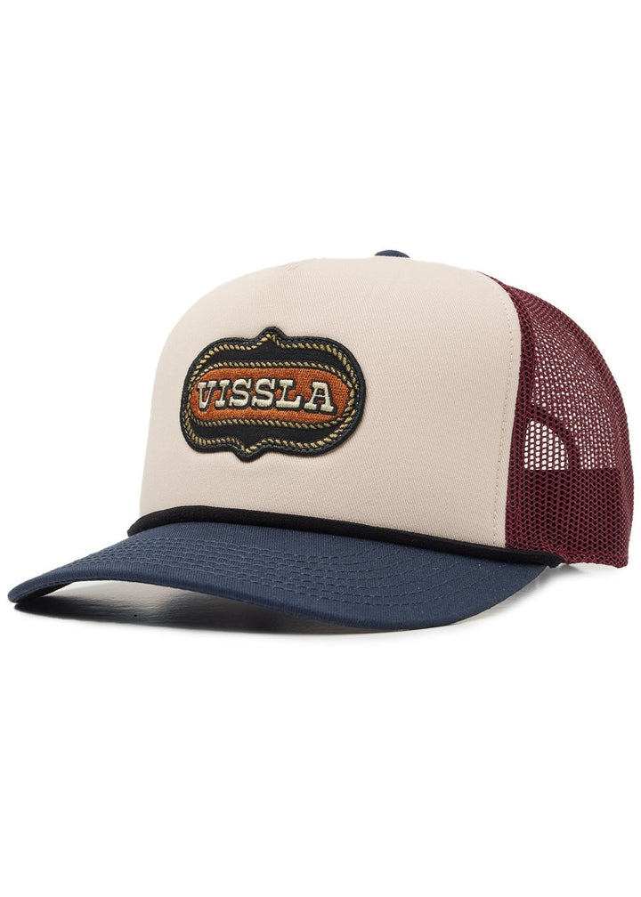 Vissla Garage Foam Trucker Hat in Bone