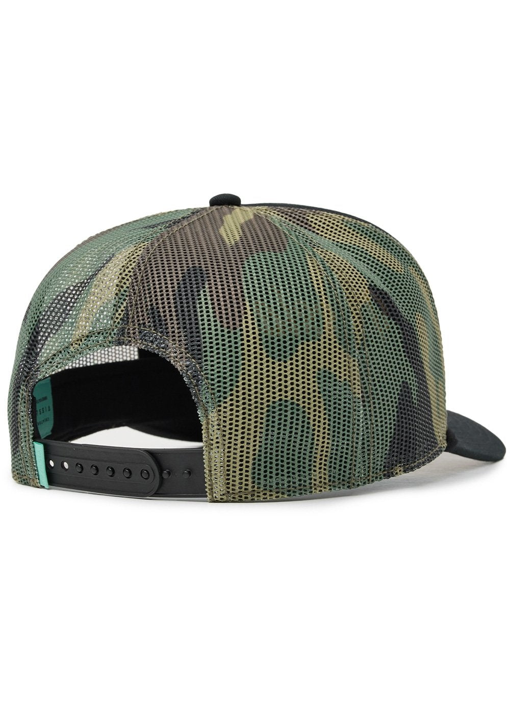 Vissla Garage Foam Trucker Hat in Black, view 2