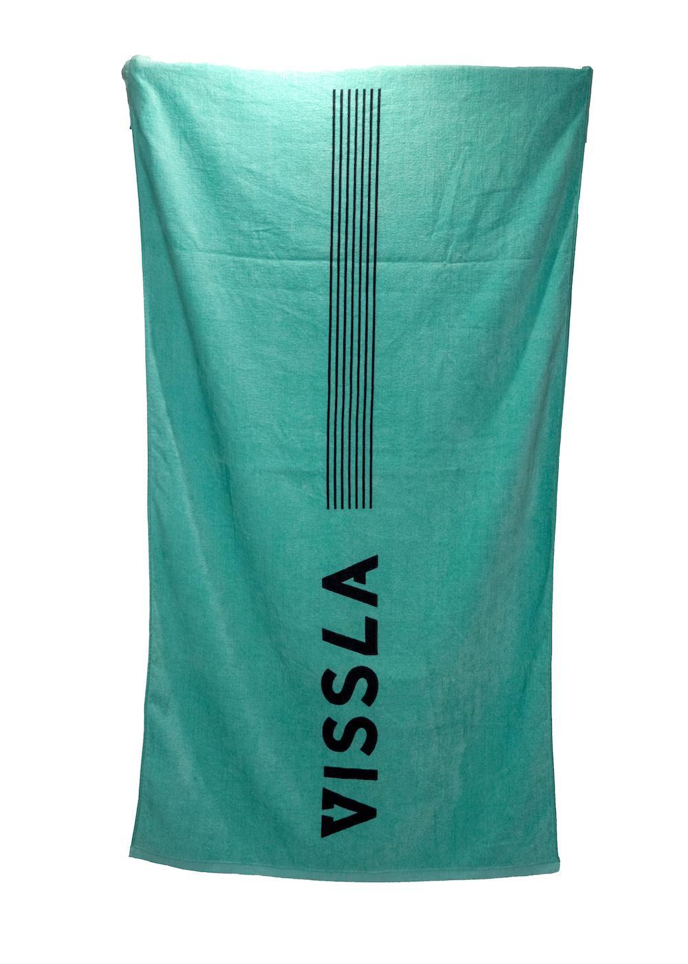 Vissla Stoked Printed Beach Towel in Jade