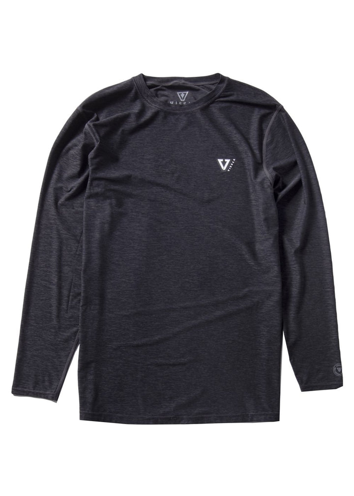 Vissla Twisted Eco Ls Lycra in Black Heather