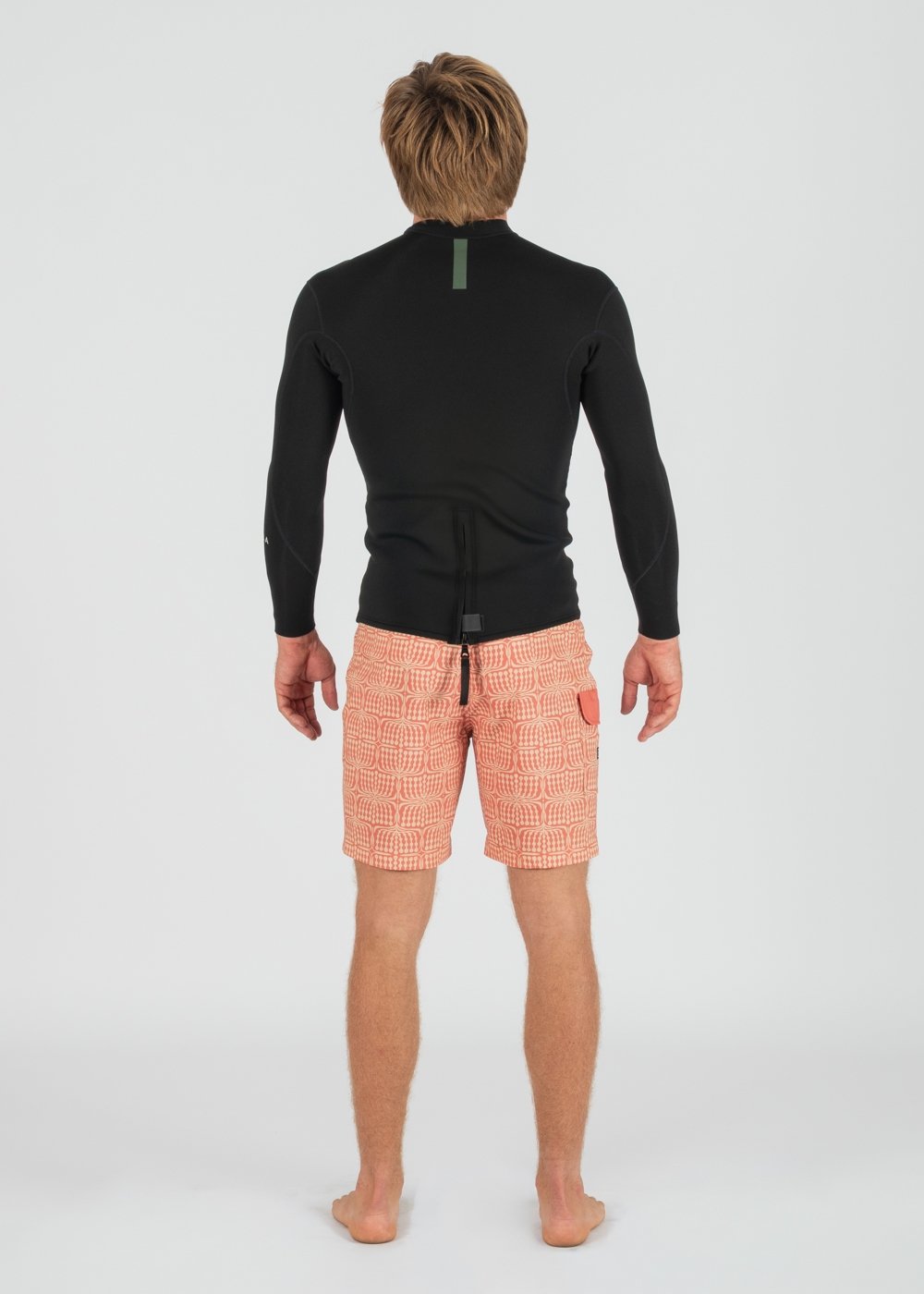 Vissla Natural Seas 1Mm Ls Jacket in Black, view 3