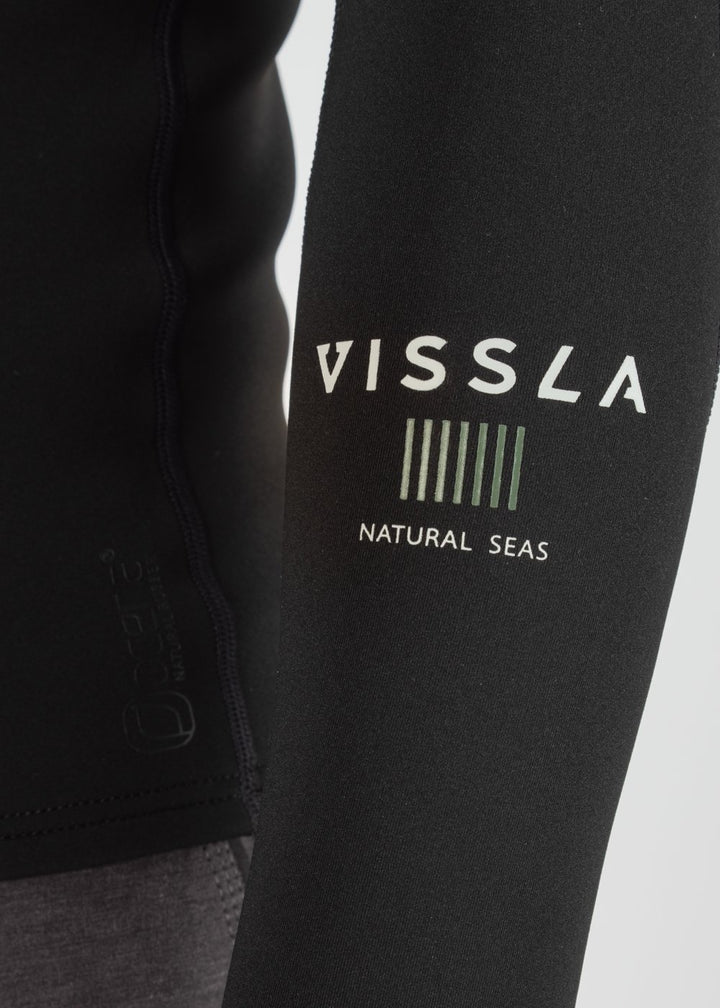 Vissla Natural Seas 1Mm Ls Jacket in Black, view 7