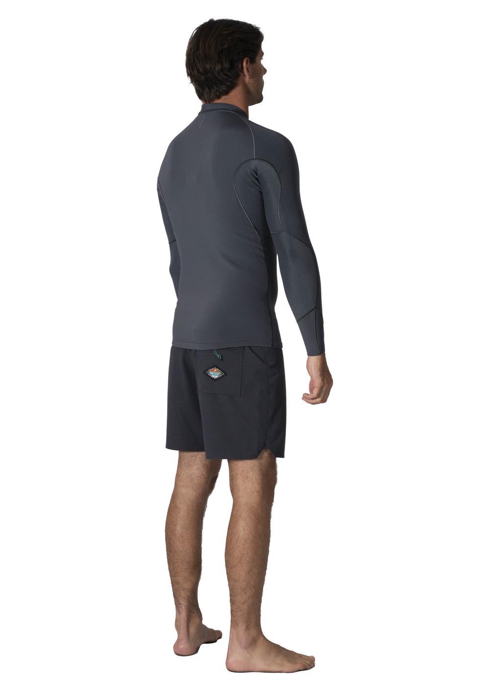 Vissla High Seas II 1Mm Ls Jacket in Graphite, view 3