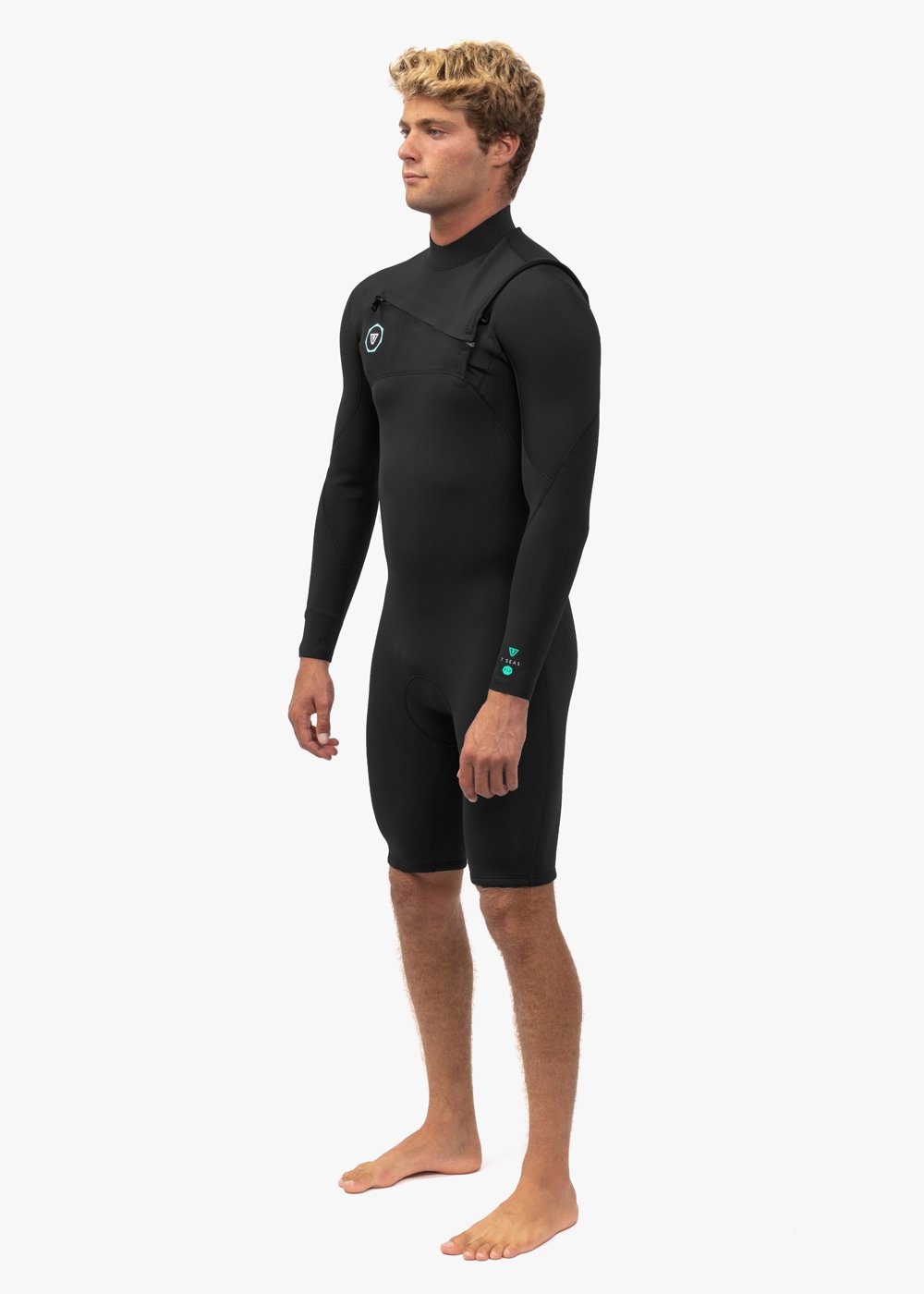 Vissla 7 Seas 2-2 Ls Spring in Black, view 4