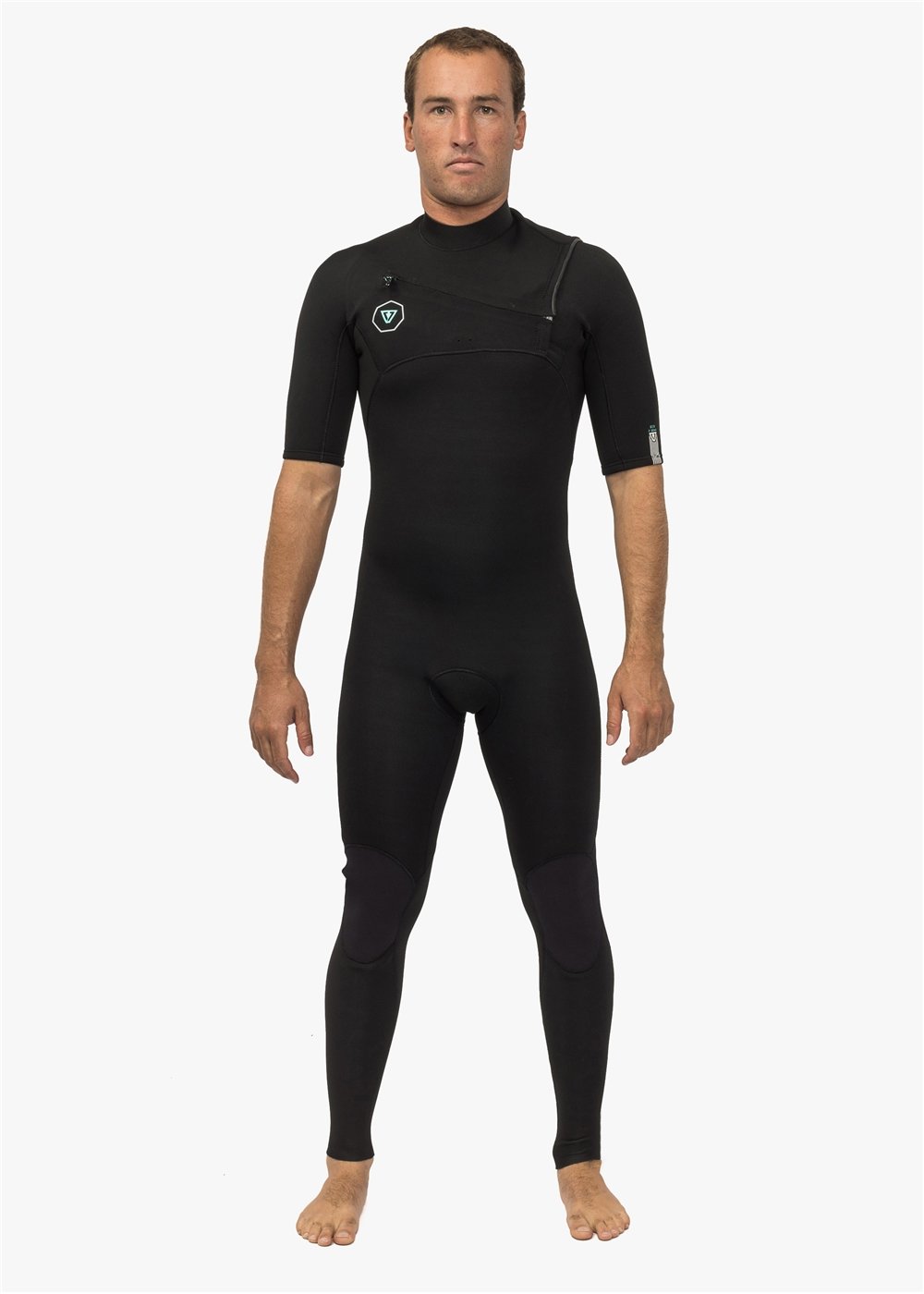 Vissla 7 Seas 2-2 Ss Full Suit in Black, view 2