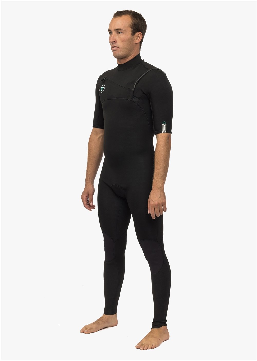 Vissla 7 Seas 2-2 Ss Full Suit in Black, view 4