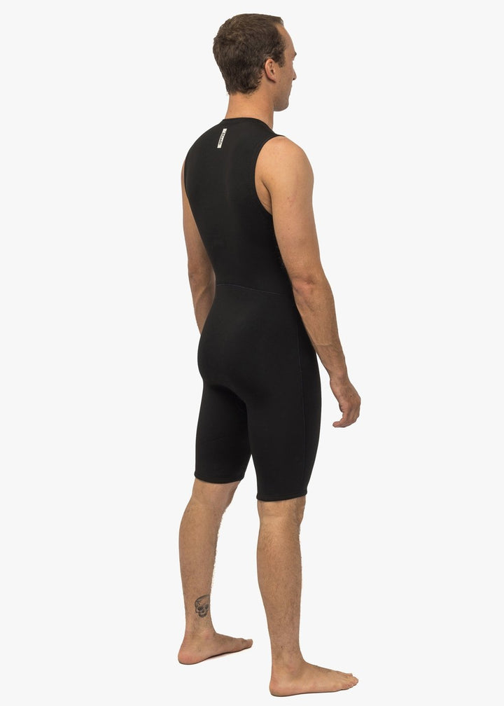 Vissla 7 Seas 2-2 Short John in Black, view 3