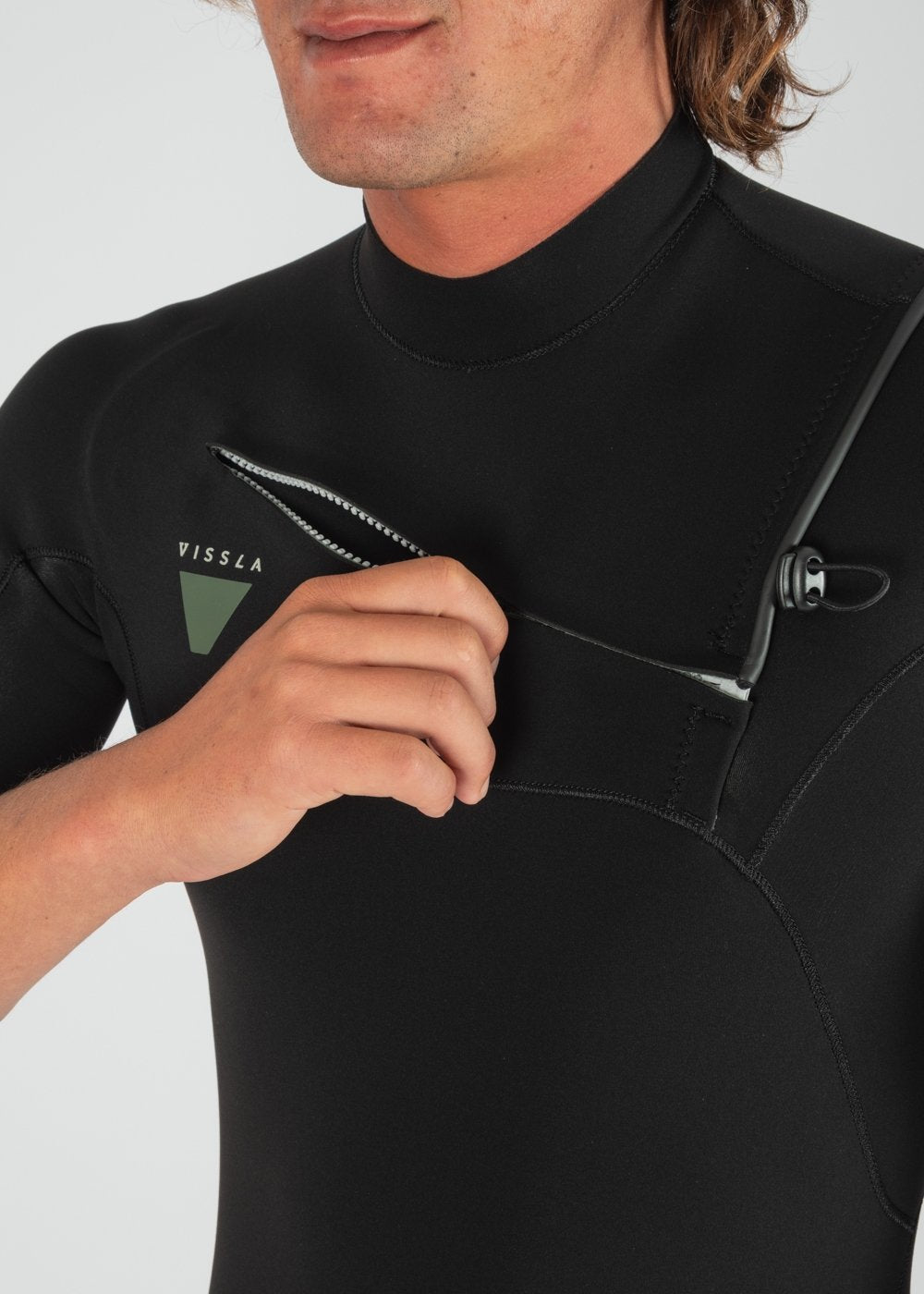 Vissla Natural Seas 2-2 Ss Full Suit in Black, view 6