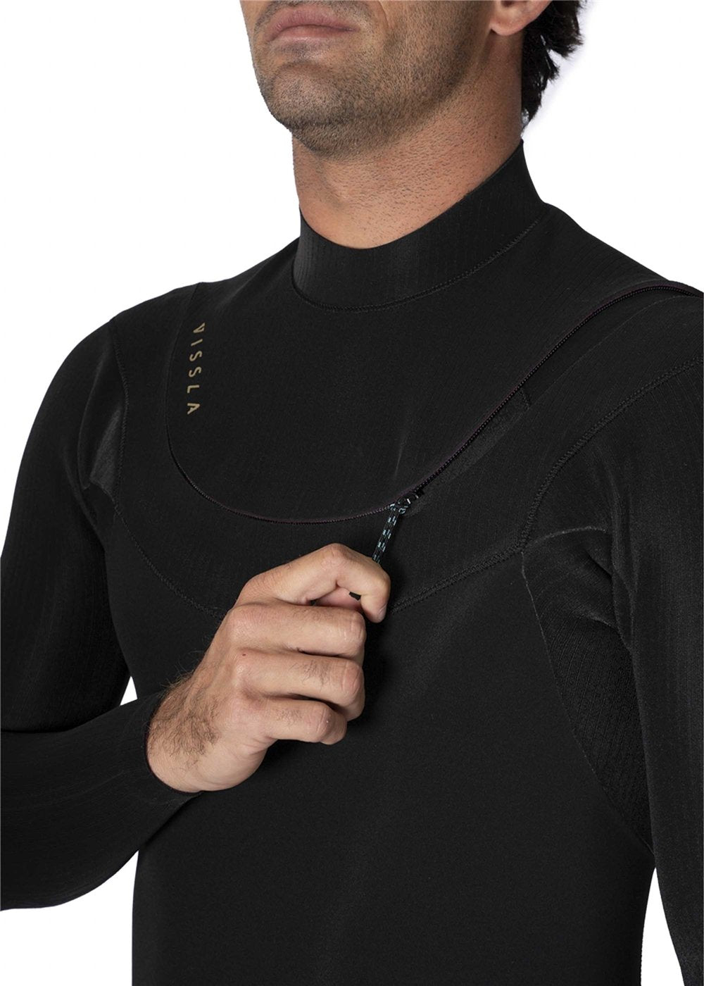 Vissla New Seas 2-2 Ls Spring U - Zip in Black, view 2