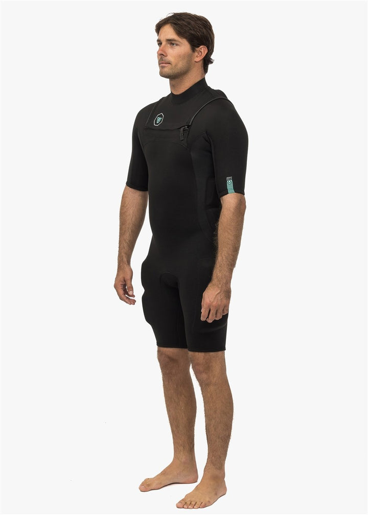 Vissla Heavy Seas Impact 2-2 Spring in Black, view 3