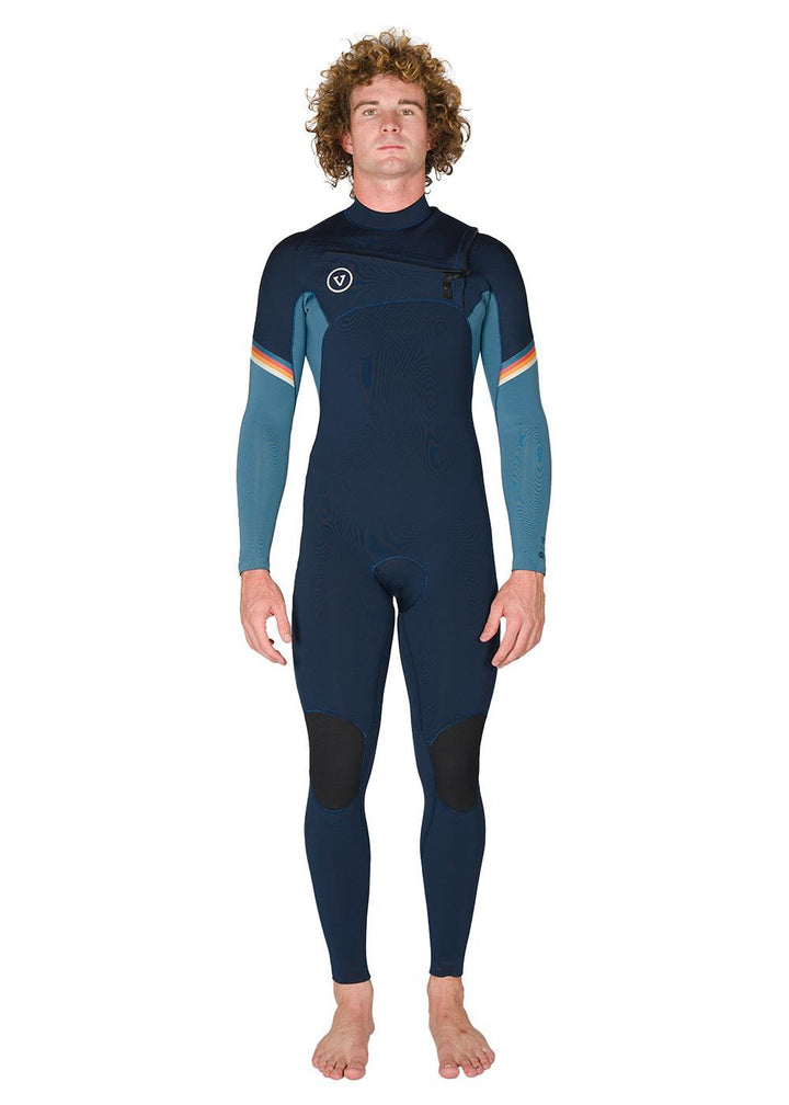 Vissla 7 Seas Raditude 3-2 Full Chest Zip in Dark Navy