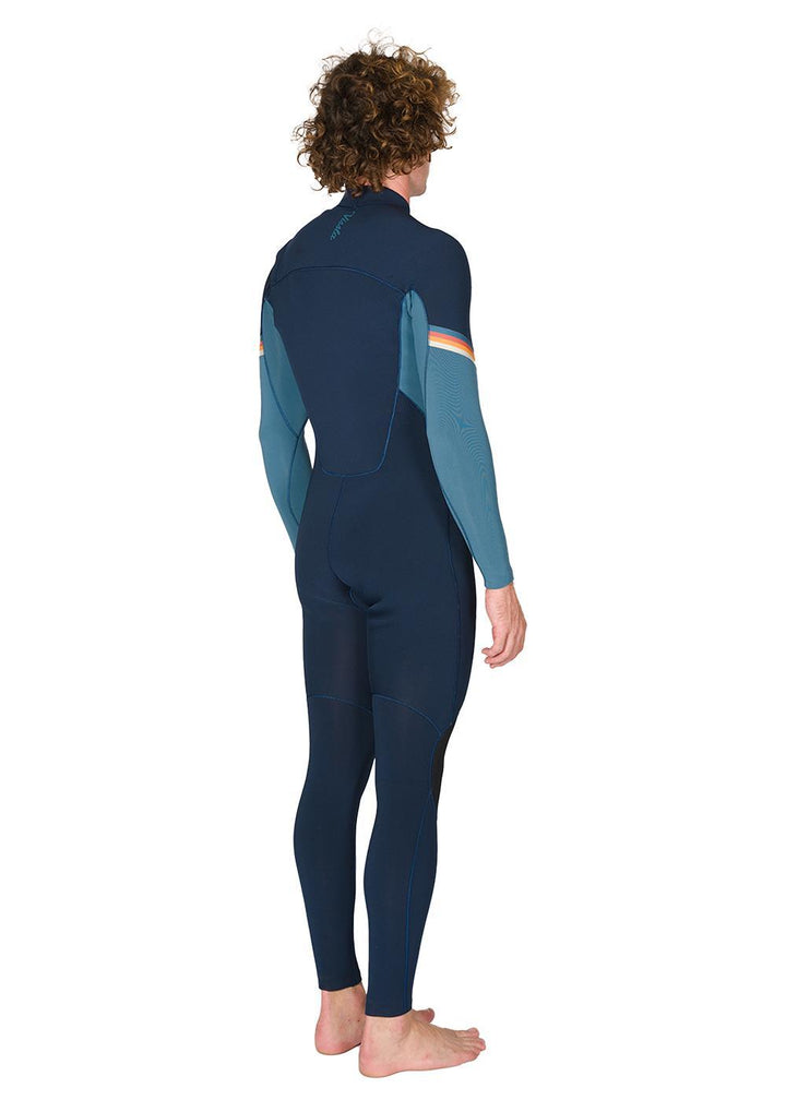 Vissla 7 Seas Raditude 3-2 Full Chest Zip in Dark Navy, view 2