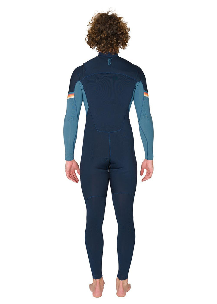 Vissla 7 Seas Raditude 3-2 Full Chest Zip in Dark Navy, view 3