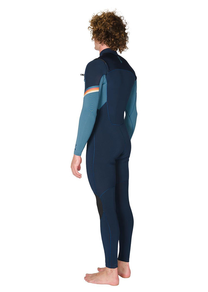 Vissla 7 Seas Raditude 3-2 Full Chest Zip in Dark Navy, view 4
