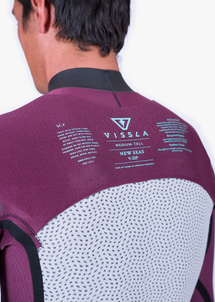 Vissla New Seas 3-2 U - Zip in Black, view 17