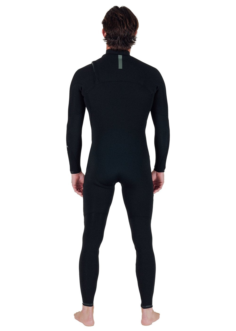 Vissla Natural Seas 3-2 Full Chest Zip in Black, view 11