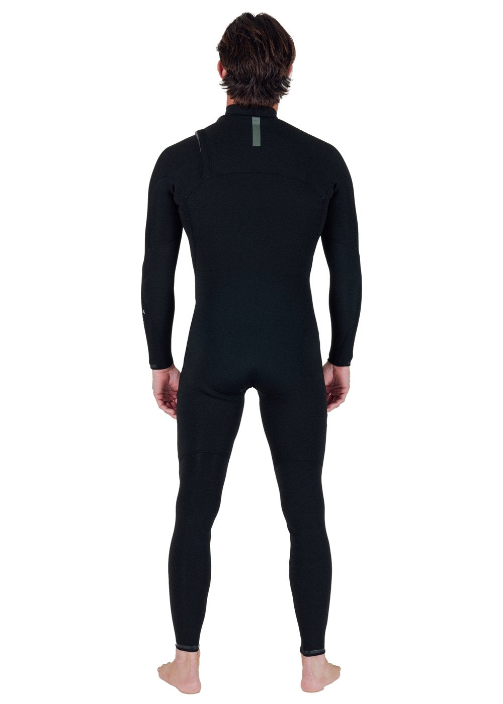 Vissla Natural Seas 3-2 Full Chest Zip in Black, view 12