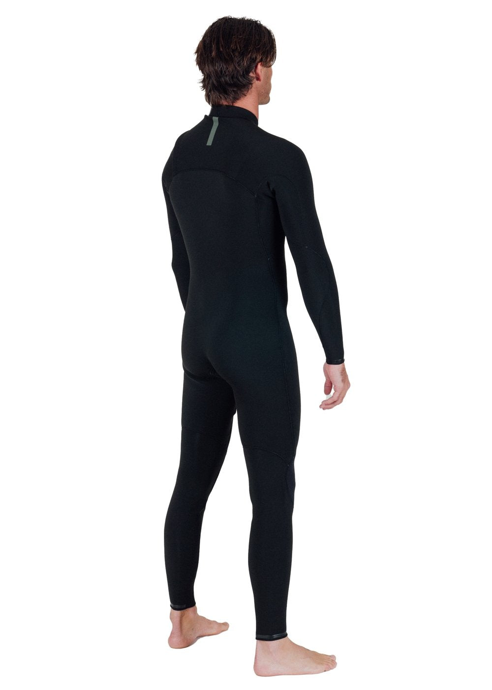 Vissla Natural Seas 3-2 Full Chest Zip in Black, view 13