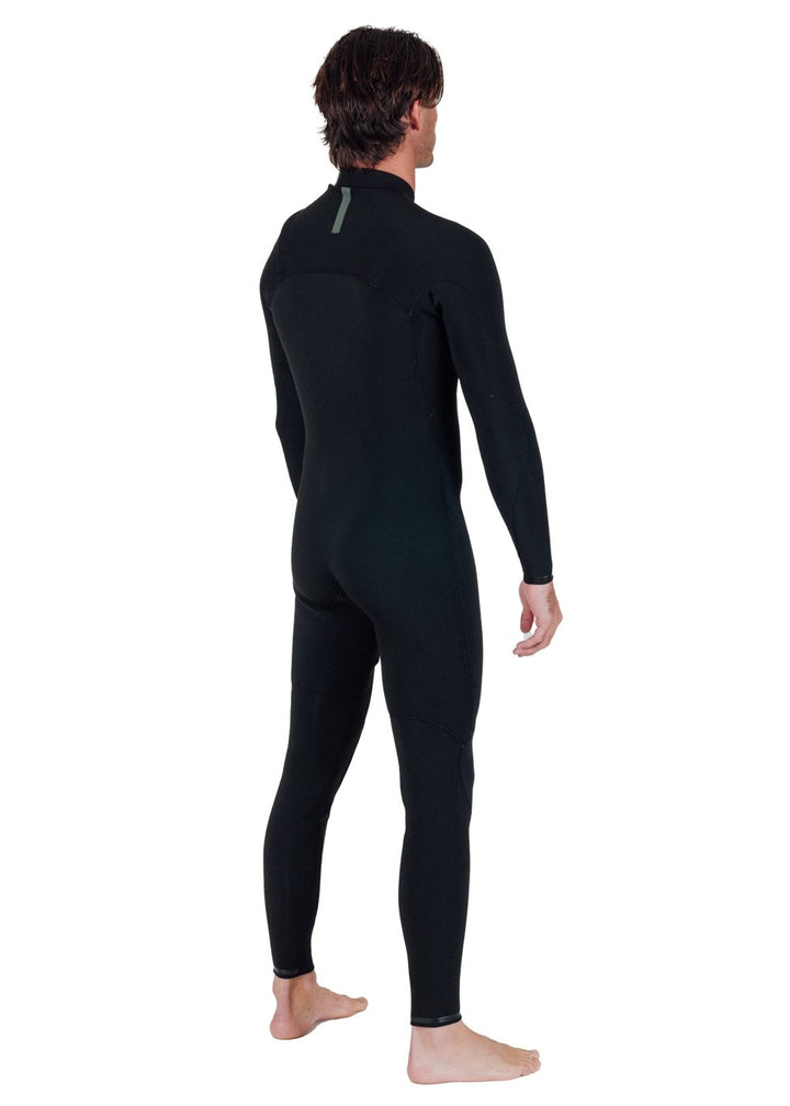 Vissla Natural Seas 3-2 Full Chest Zip in Black, view 13