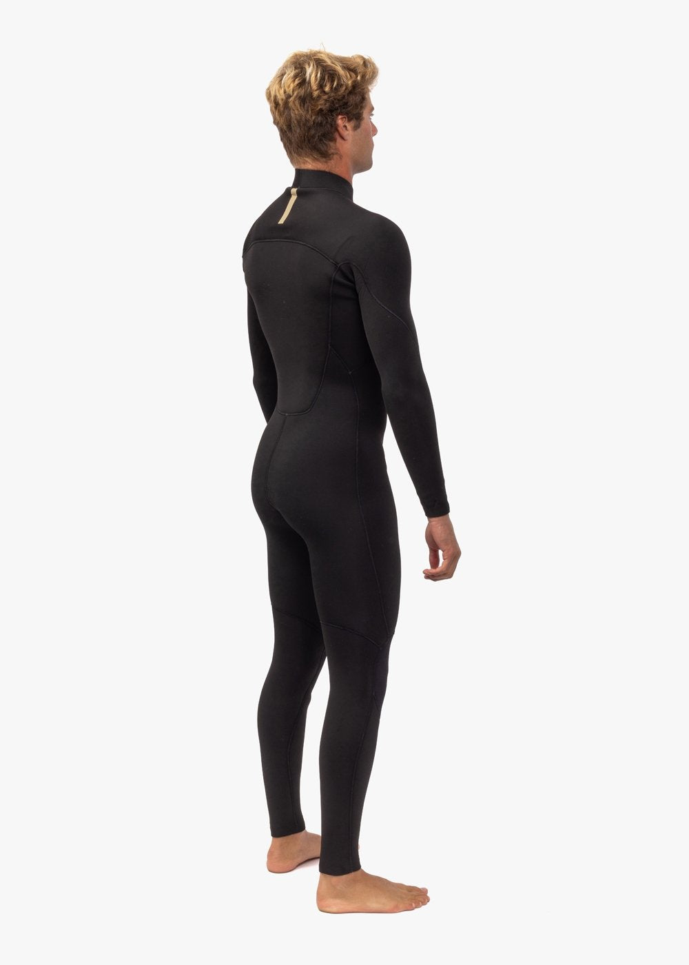 Vissla 7 Seas Comp 3-2 Full Chest Zip in Black, view 5