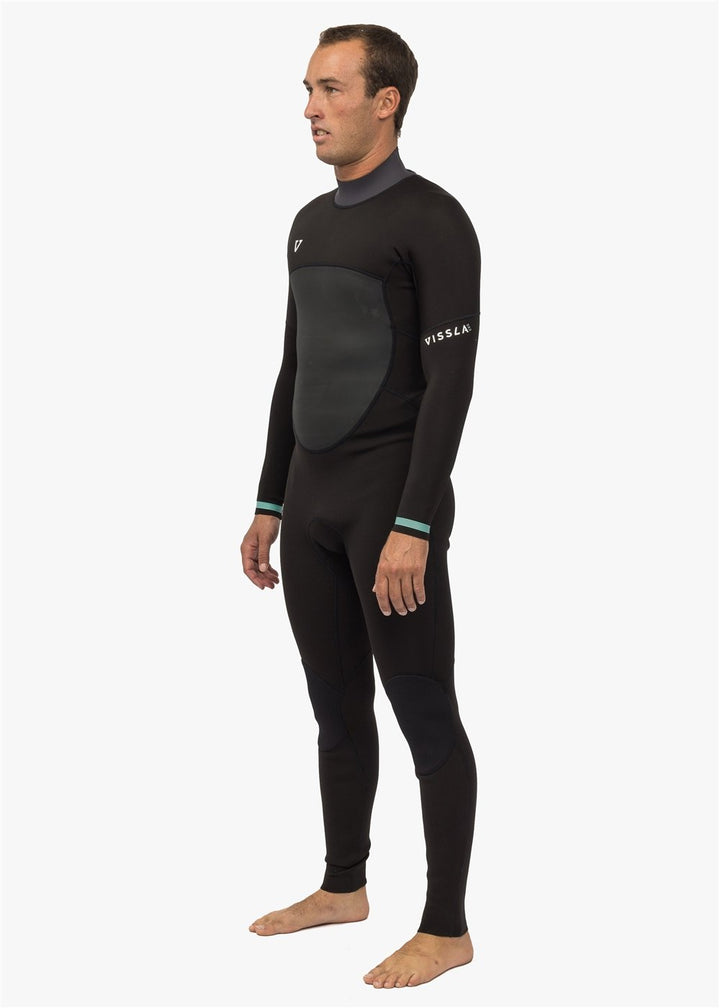 Vissla Easy Seas 3-2 Full Back Zip in Black, view 4