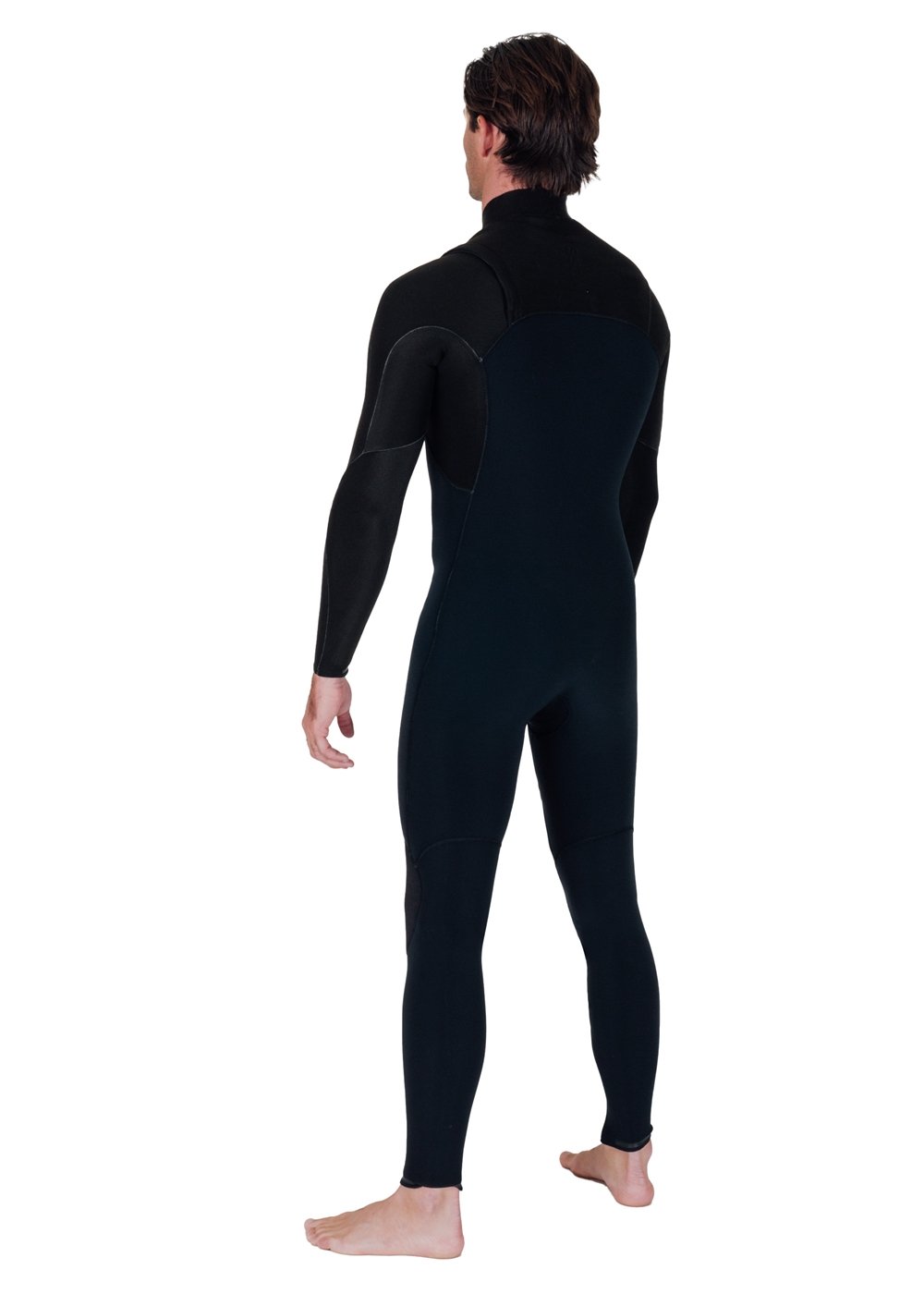 Vissla High Seas Ii 3-2 Full Chest Zip in Stealth, view 3