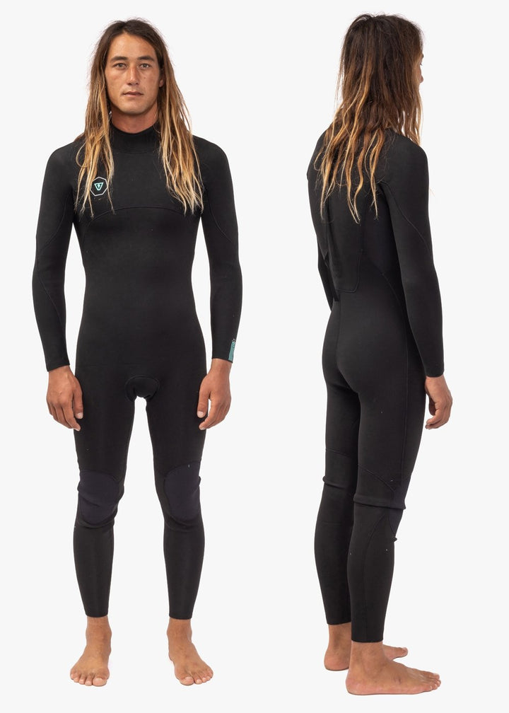Vissla 7 Seas 3-2 Full Back Zip in Black