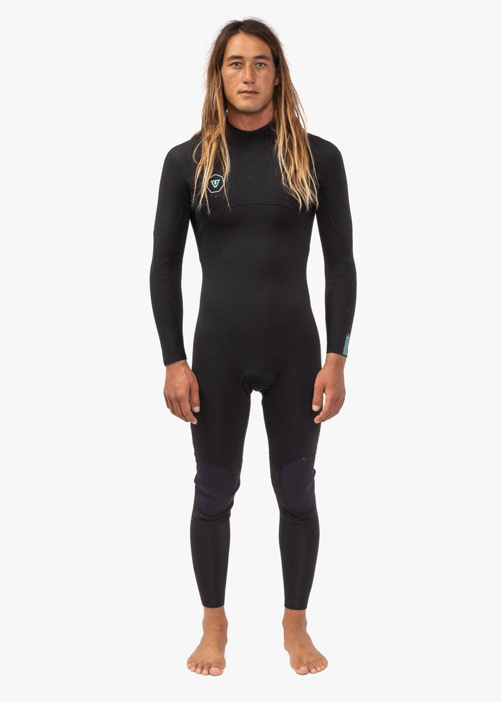 Vissla 7 Seas 3-2 Full Back Zip in Black, view 2