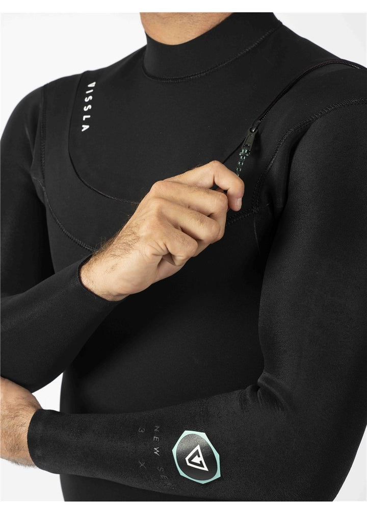 Vissla New Seas 4-3 U - Zip in Black, view 5