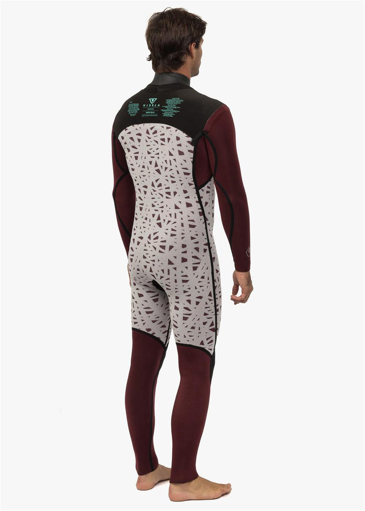 VISSLA 4/3mm ウエットスーツ Vissla Men's Wetsuit | 7 Seas 4-3 Chest Zip Full Wetsuit