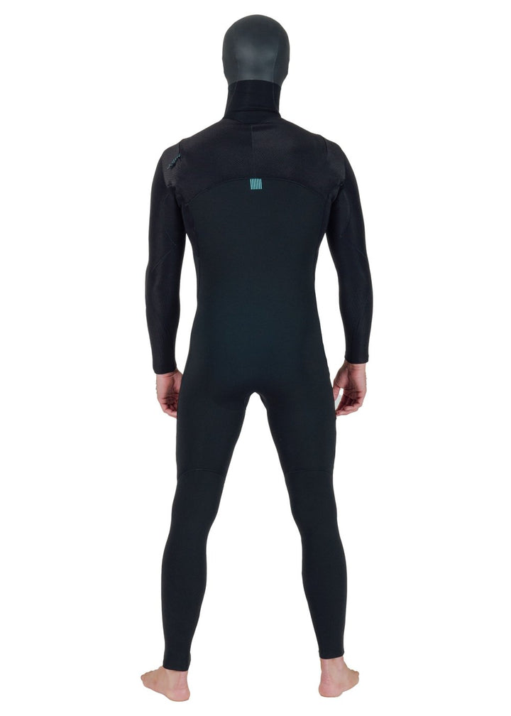Vissla New Seas 4-3 Hooded U - Zip in Black, view 10