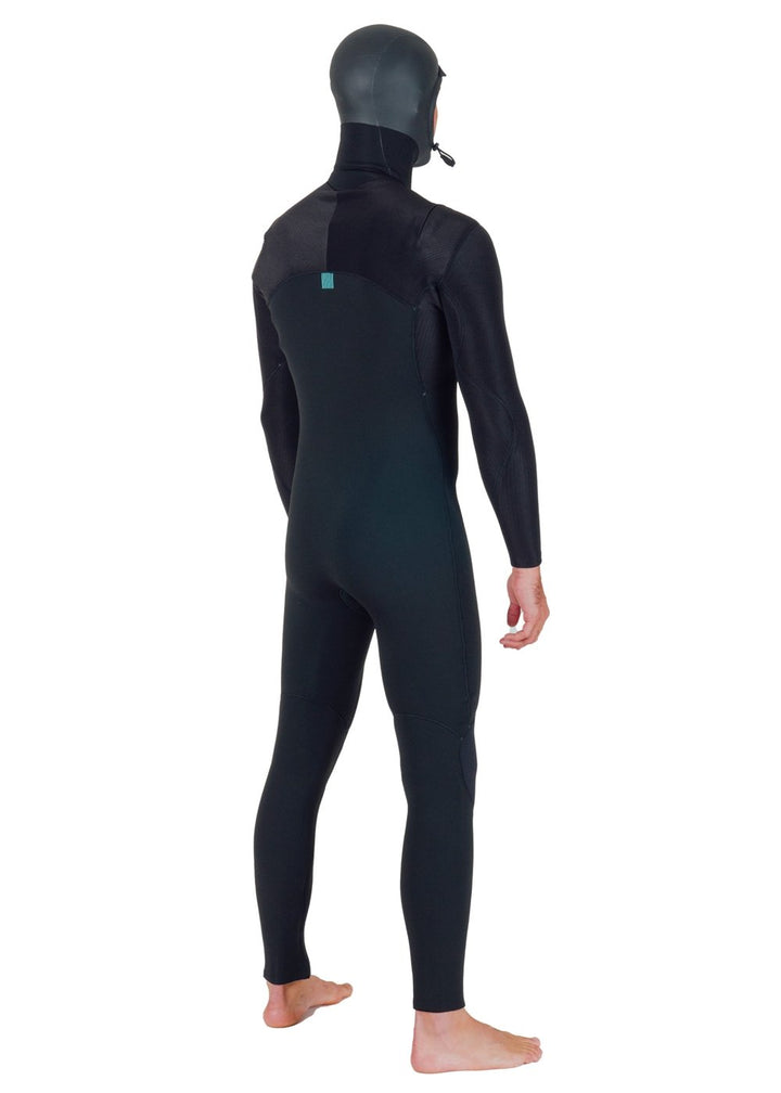 Vissla New Seas 4-3 Hooded U - Zip in Black, view 11