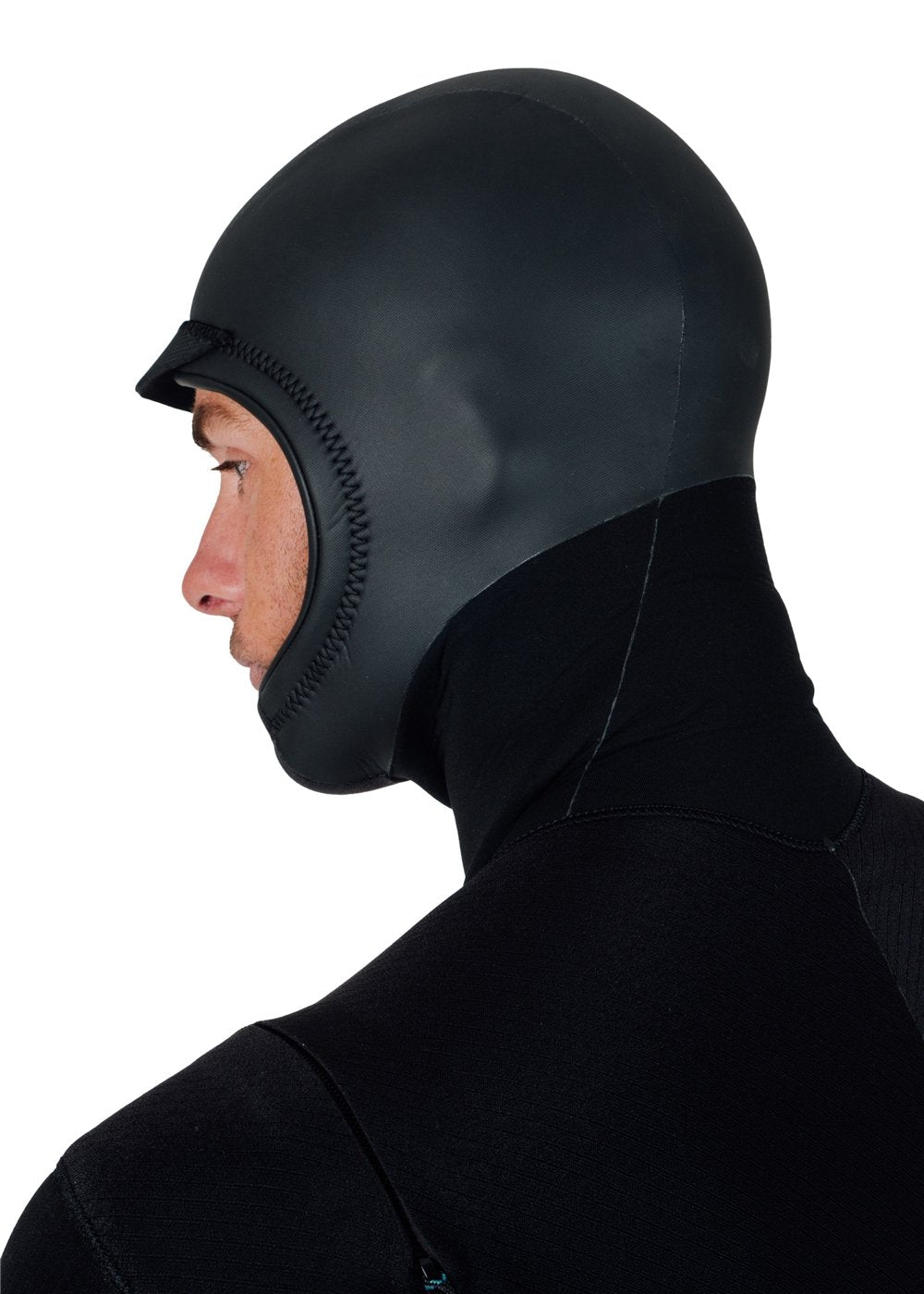 Vissla New Seas 4-3 Hooded U - Zip in Black, view 16