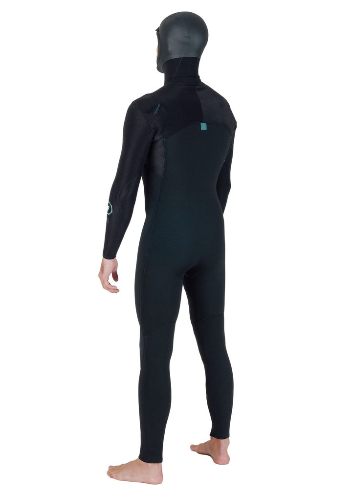 Vissla New Seas 4-3 Hooded U - Zip in Black, view 7