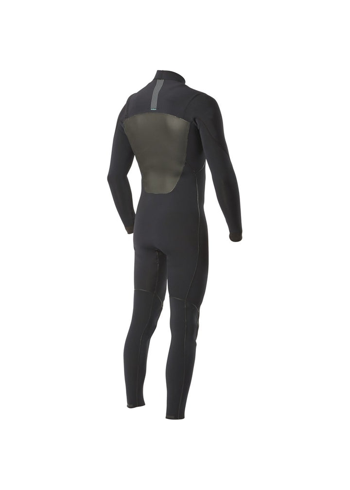 Vissla North Seas 4-3 Full Chest Zip in Black, view 4