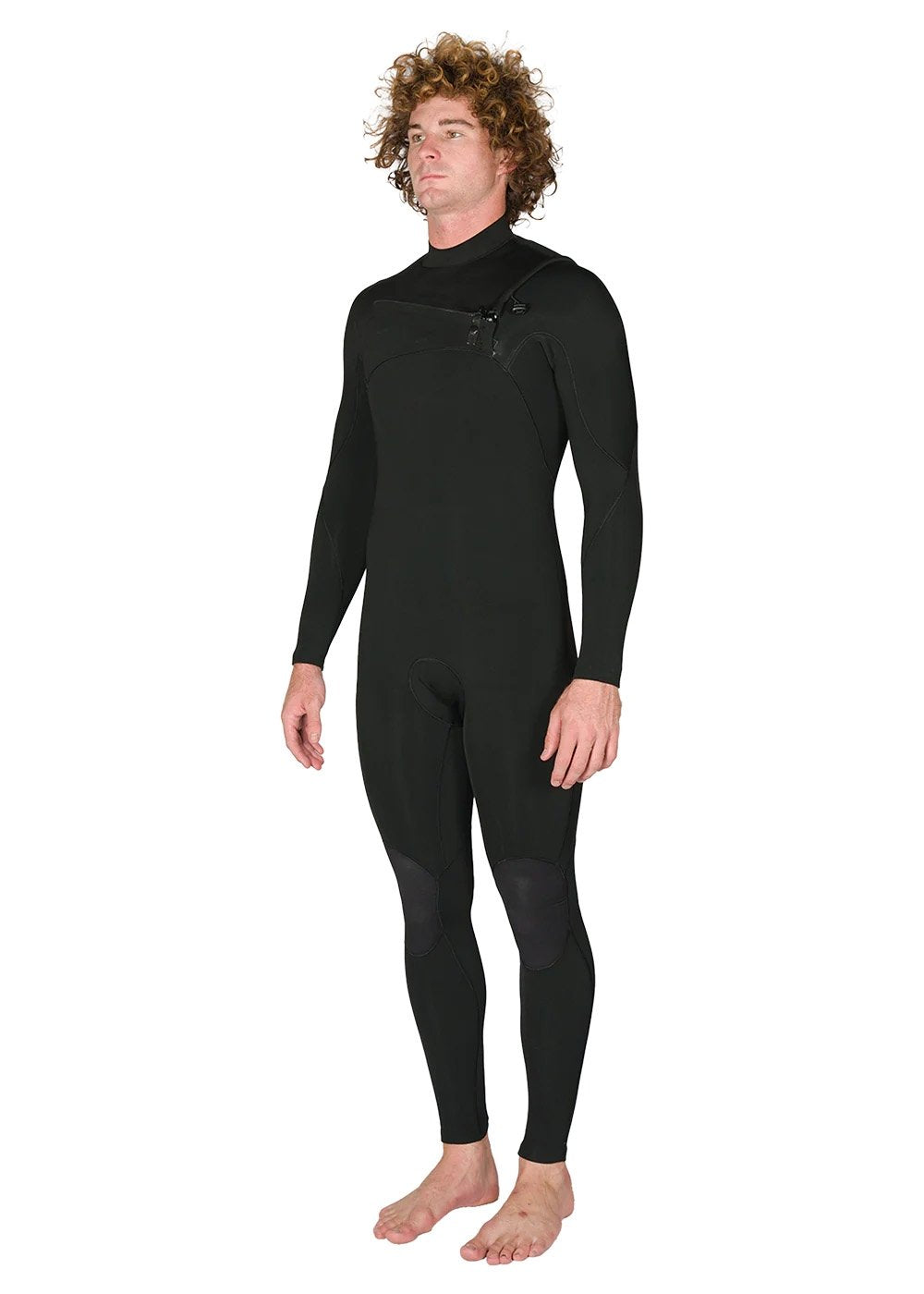 Vissla 7 Seas 4-3 Full Chest Zip in Covert, view 10