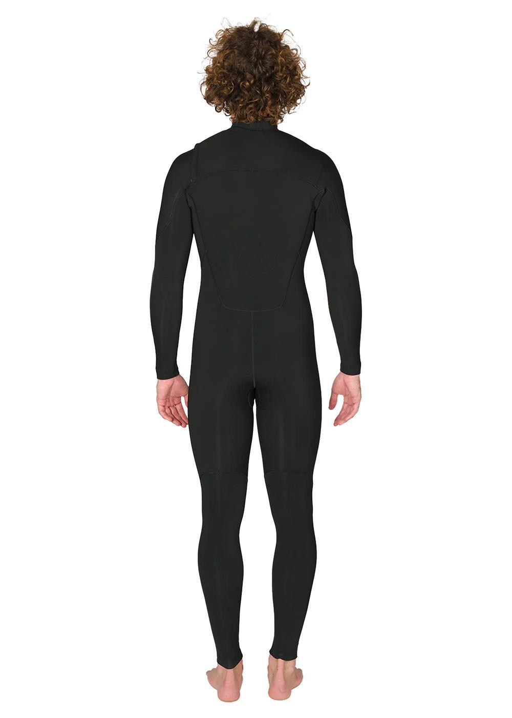 Vissla 7 Seas 4-3 Full Chest Zip in Covert, view 3