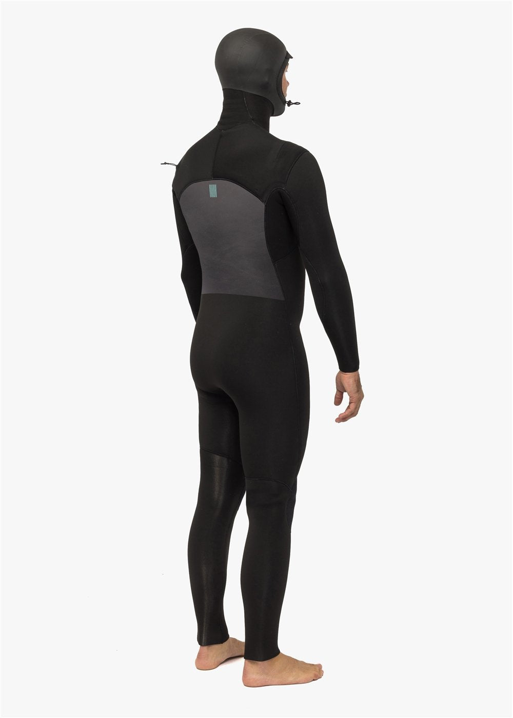 Vissla New Seas 5-4 Hooded V - Zip in Black, view 6