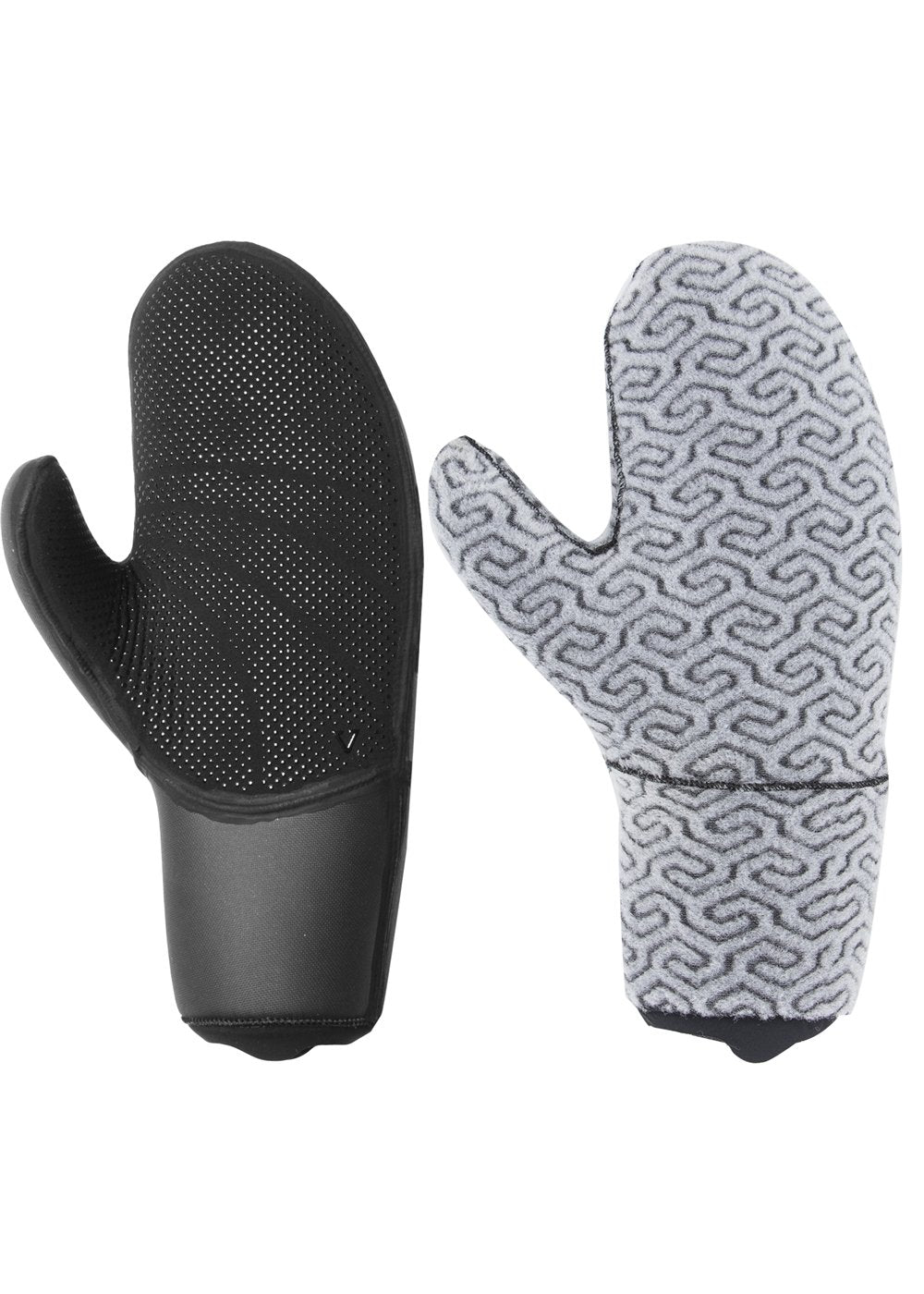 Vissla 7 Seas 7Mm Mitten Glove in Black, view 2
