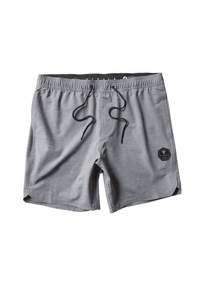 Vissla Men's Grey Breakers 16.5" Ecolastic Boardshort with elastic waist