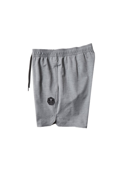 Vissla Men's Grey Breakers 16.5" Ecolastic Boardshort with elastic waist