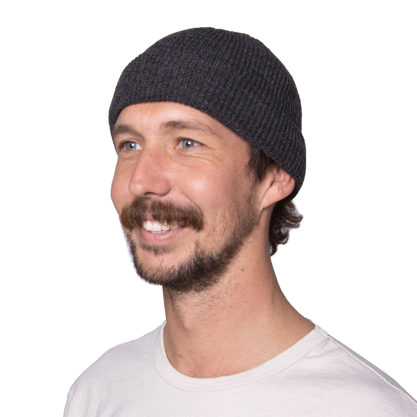 Image of how the beanie fit on ones head